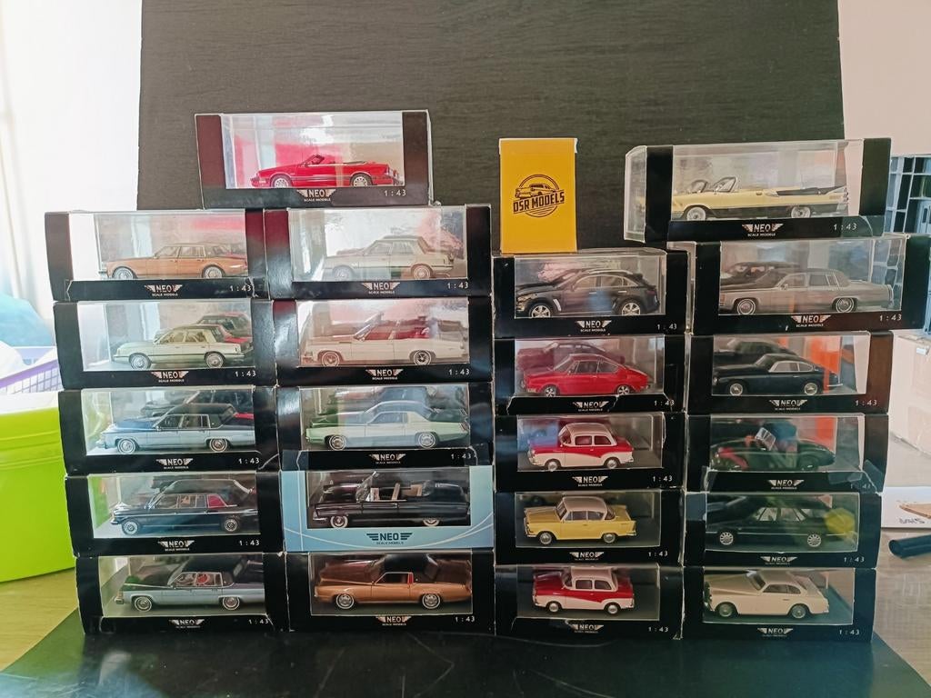1:43 Neo scale verschillende typen, Overige merken, S, Auto, R