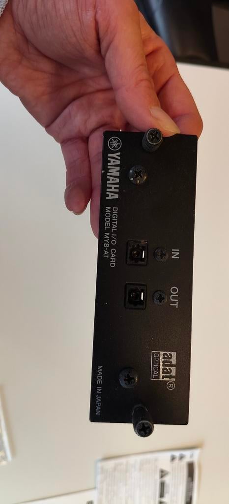 Yamaha MY8-AT Digitale I/O Kaart, Ophalen of Verzenden, Zo goed als nieuw