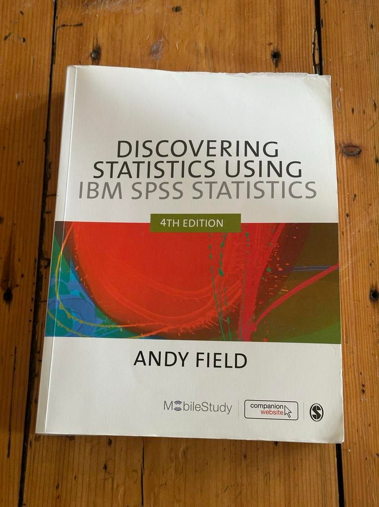 Discovering Statistics with IBM SPSS - Andy Field, Ophalen of Verzenden, Beta, Zo goed als nieuw, HBO