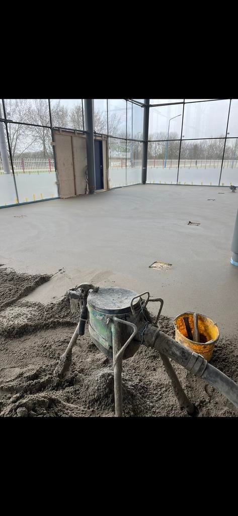 Zand cementvloer /afwerkvloer