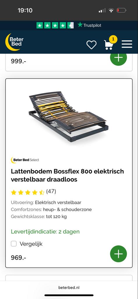 2x Elektrisch verstelbare lattenbodem 90x200 + potensets, 90 cm, Eenpersoons, Ophalen of Verzenden, Zo goed als nieuw