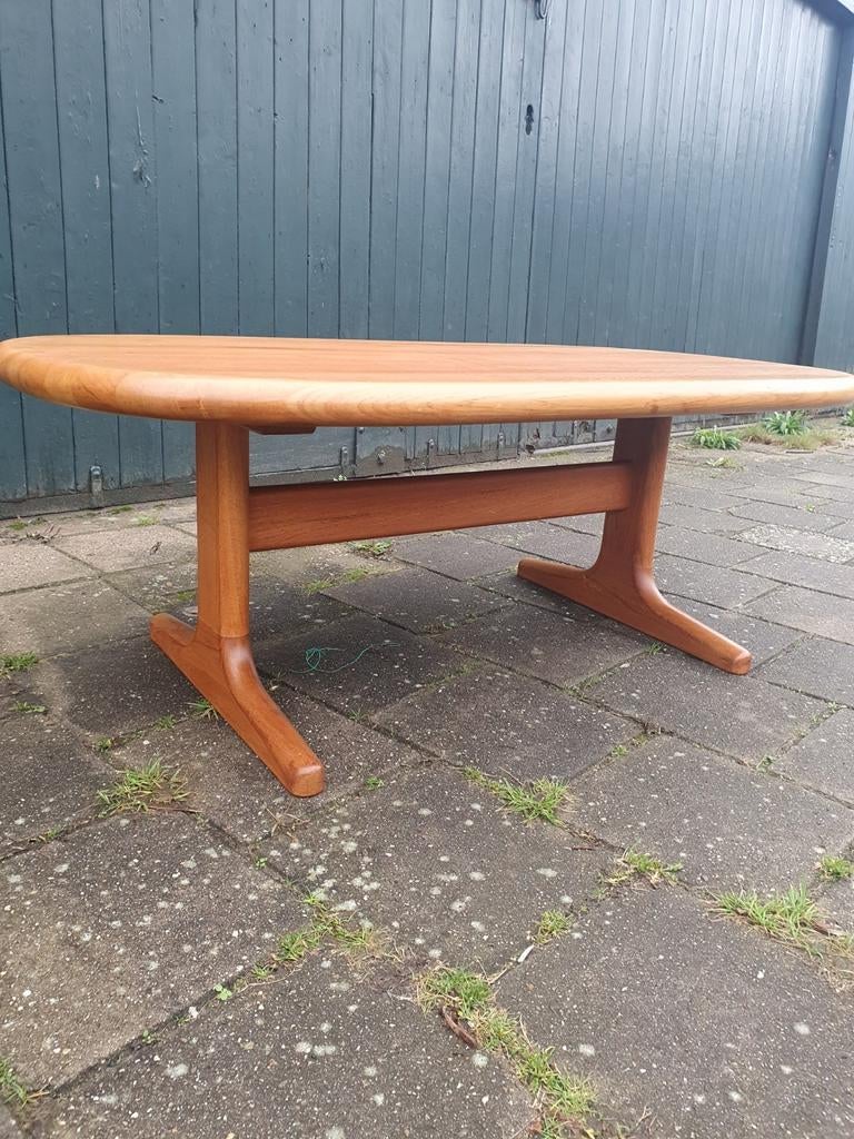 Vintage Salontafel  Glostrup Danisch 135x79x51hoog., Huis en Inrichting, Ophalen, 100 tot 150 cm, 50 tot 100 cm, Rechthoekig