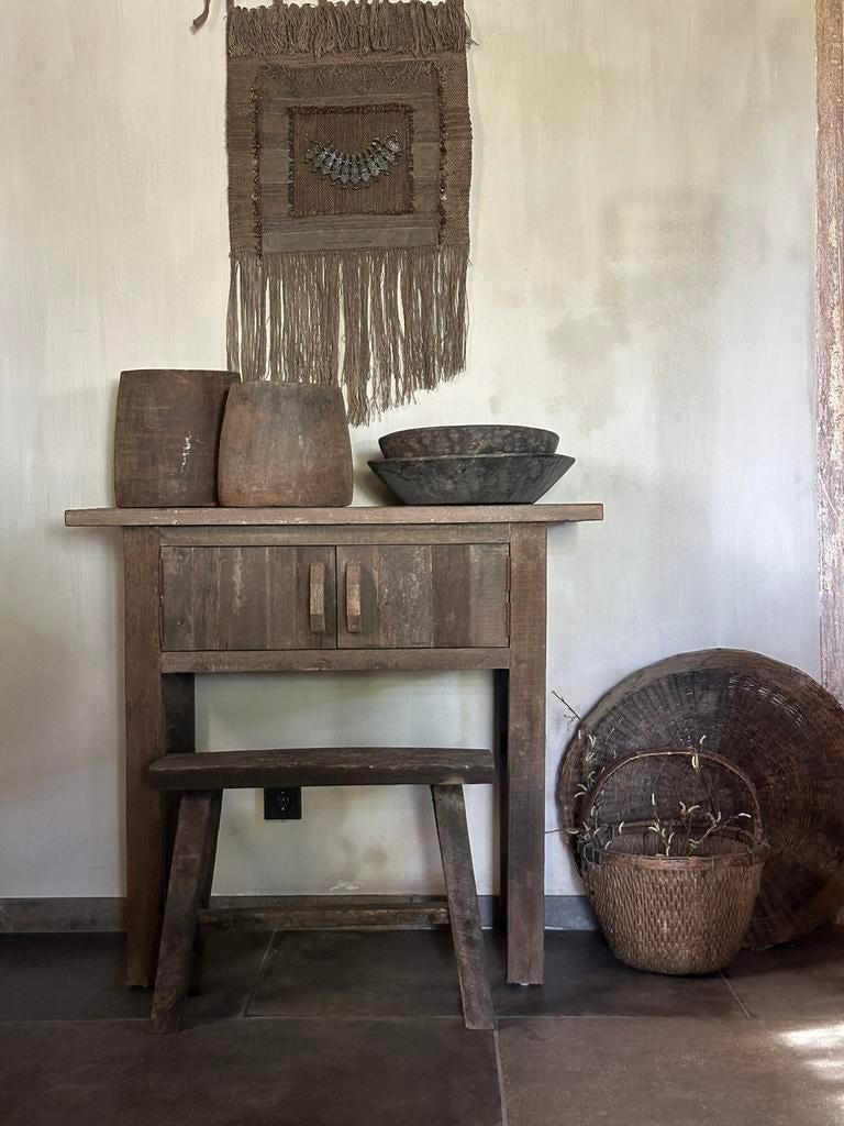 Sidetable Driftwood, Old Wood, 100 tot 150 cm, Nieuw, Ophalen of Verzenden, 25 tot 50 cm