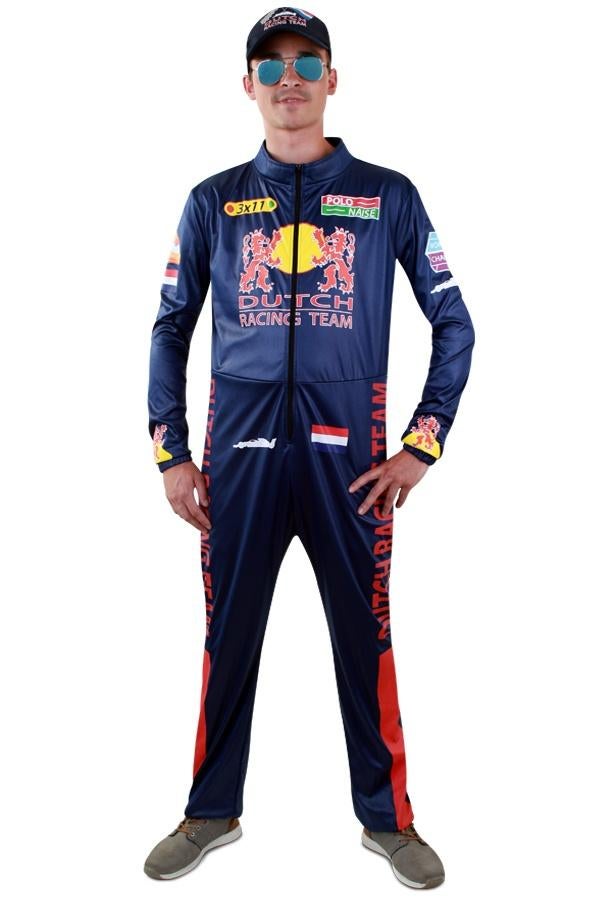 Formule 1 Race overall Carnavalspak NIEUW!, Carnaval, Maat 48/50 (M), Nieuw, Ophalen of Verzenden