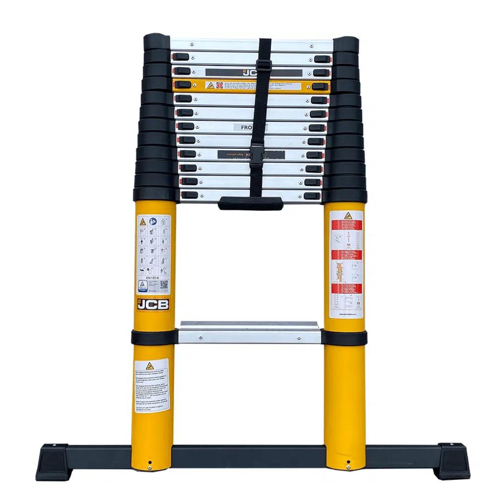 JCB telescoop ladder, Doe-het-zelf en Verbouw, Ladders en Trappen, Nieuw, Ophalen of Verzenden, Ladder, Opvouwbaar of Inschuifbaar