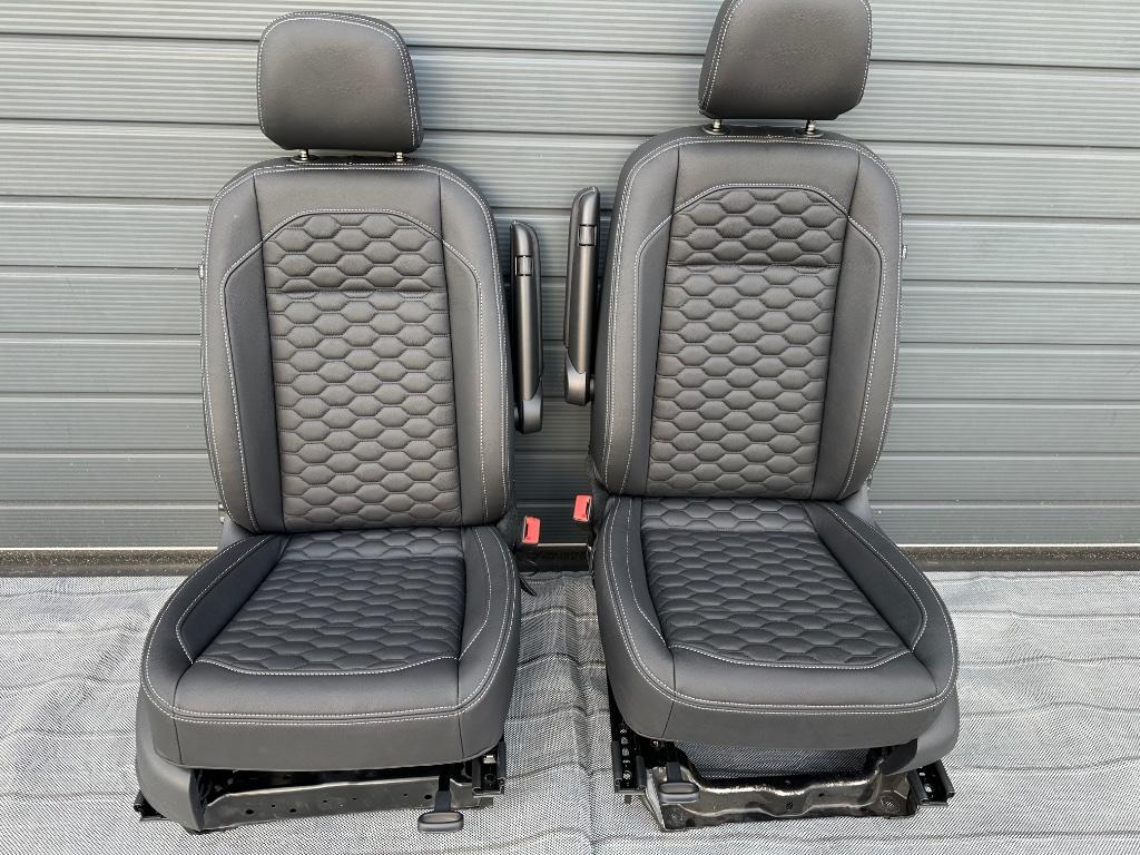 Voor stoelen met zwart leder voor Caddy Cargo Vanaf 2021, Ophalen, Nieuw, Volkswagen