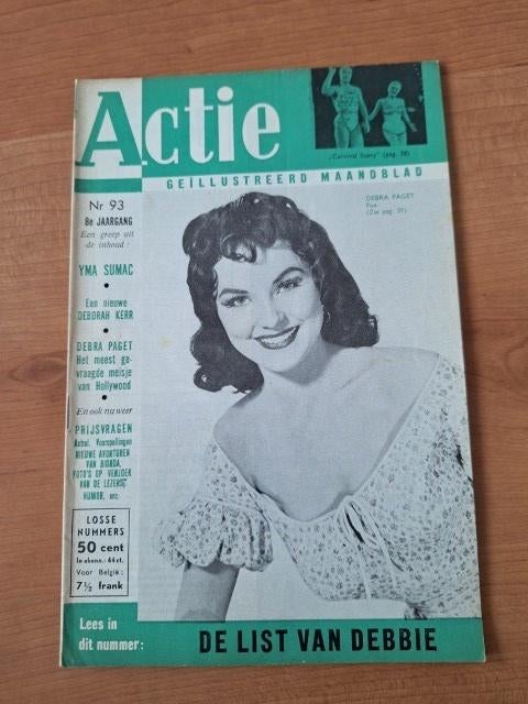 Actie 1954 Debra Paget Audrey Hepburn Marilyn Monroe, Ophalen of Verzenden, Gelezen, Overige typen