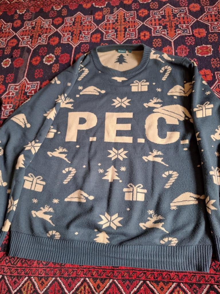 L   PEC   ZWOLLE  KERSTTRUI/ GEBRUIKT 1X / NIEUW 1 X, Sport en Fitness, Maat L, Ophalen of Verzenden, Gebruikt, Shirt