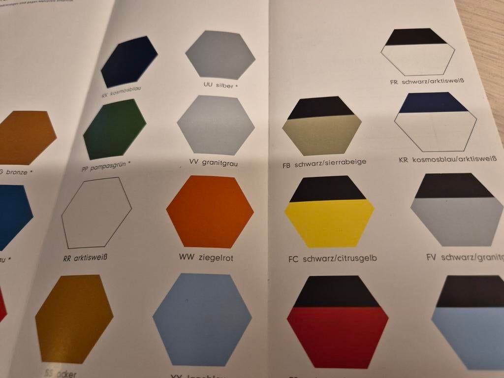 1970 Opel Kadett B Rallye coupés kleuren en bekleding izgst, Ophalen of Verzenden, Zo goed als nieuw, Opel