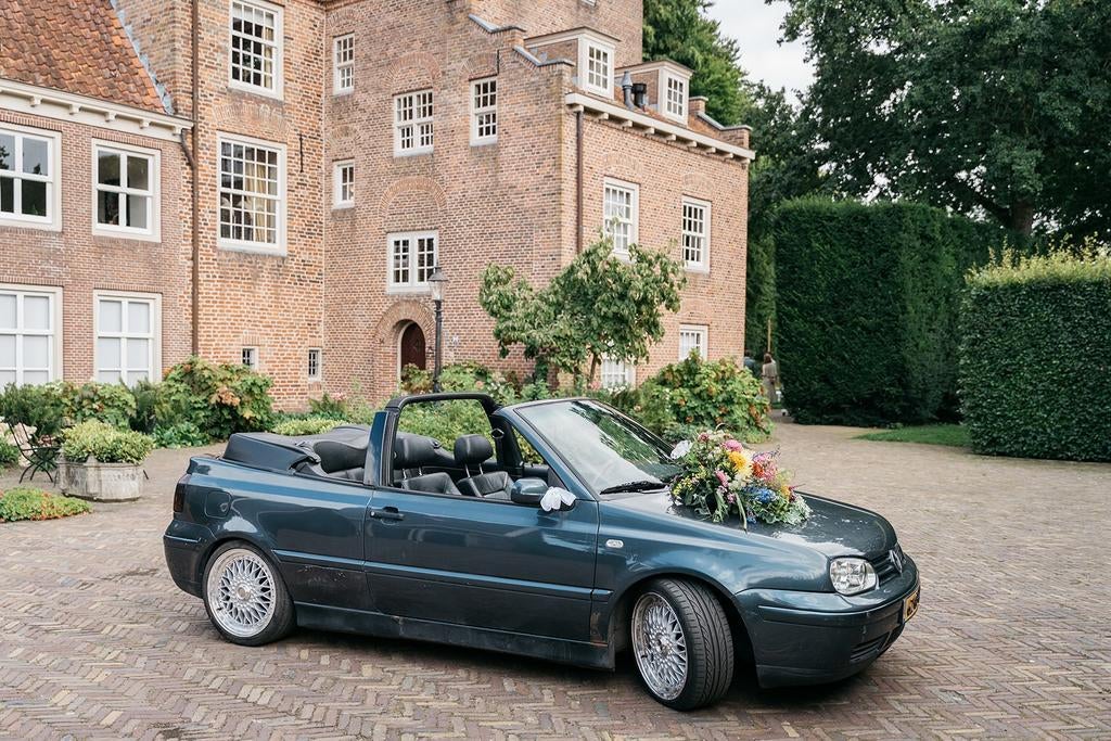 Volkswagen Golf Cabriolet 2.0 2001 (nieuwe APK), Voorwielaandrijving, Zwart, 4 cilinders, 1200 kg