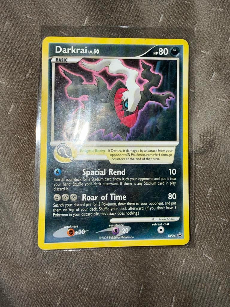 Darkrai Lv.50 DP24 PROMO 2008 Black Star, Ophalen of Verzenden, Gebruikt, Losse kaart