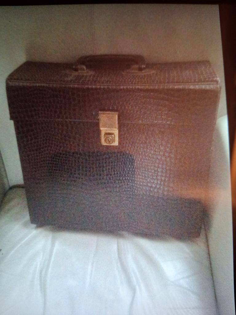 Vintage platenkoffer., Ophalen of Verzenden
