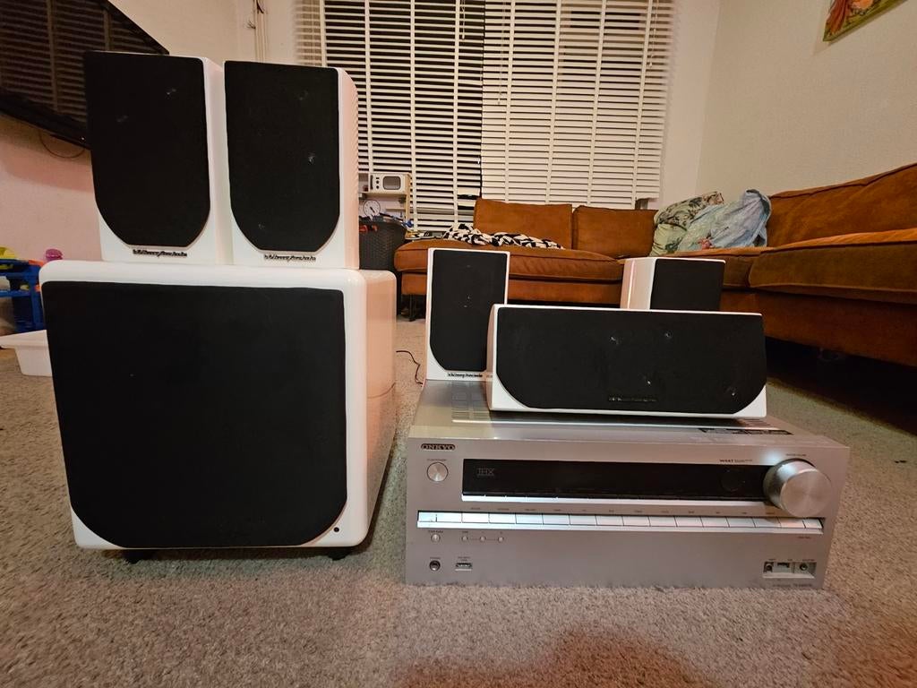 Onkyo TX-NR609 zonder  5.1 Speakers, Audio, Tv en Foto, Home Cinema-sets, Overige merken, Gebruikt, 70 watt of meer, Ophalen of Verzenden