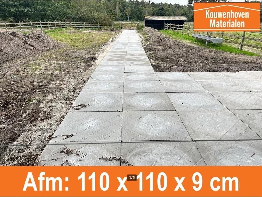 Betonplaten | Betonplaat | bestrating | B keus, Verzenden, Overige typen, Nieuw, 10 m² of meer