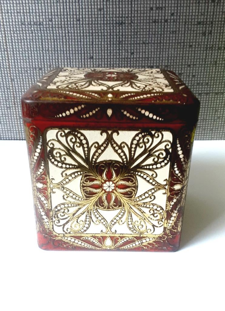 oud blik container made in holland, Verzamelen, Blikken, Ophalen of Verzenden, Gebruikt, Overige