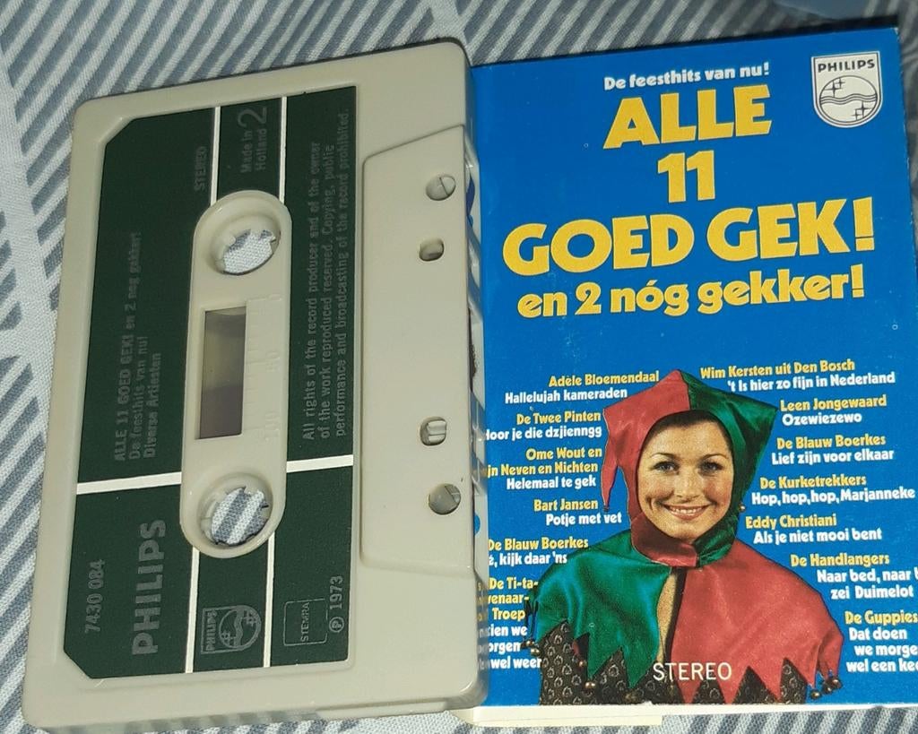 Philips Cassette - Alle 11 Goed Gek! De blauwe boerkes, Cd's en Dvd's, Cassettebandjes, Gebruikt, 1 bandje, Ophalen of Verzenden