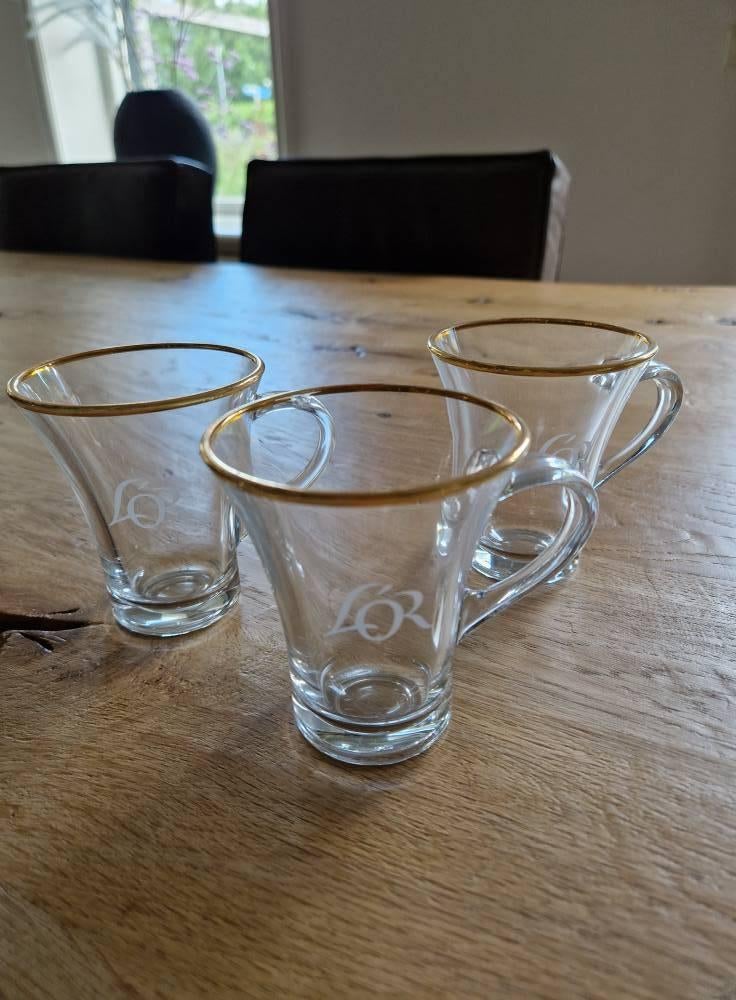koffiekopjes glas L'Or, Ophalen, Overige stijlen, Kop(pen) en/of Schotel(s), Glas