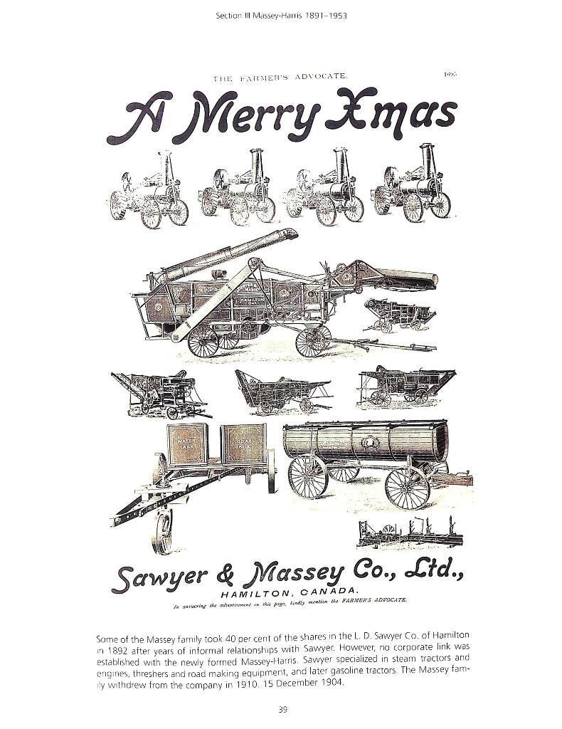 Advertising of Massey Harris, Ferguson and Massey Ferguson, Ophalen of Verzenden, Nieuw, John Farnworth, Tractor en Landbouw