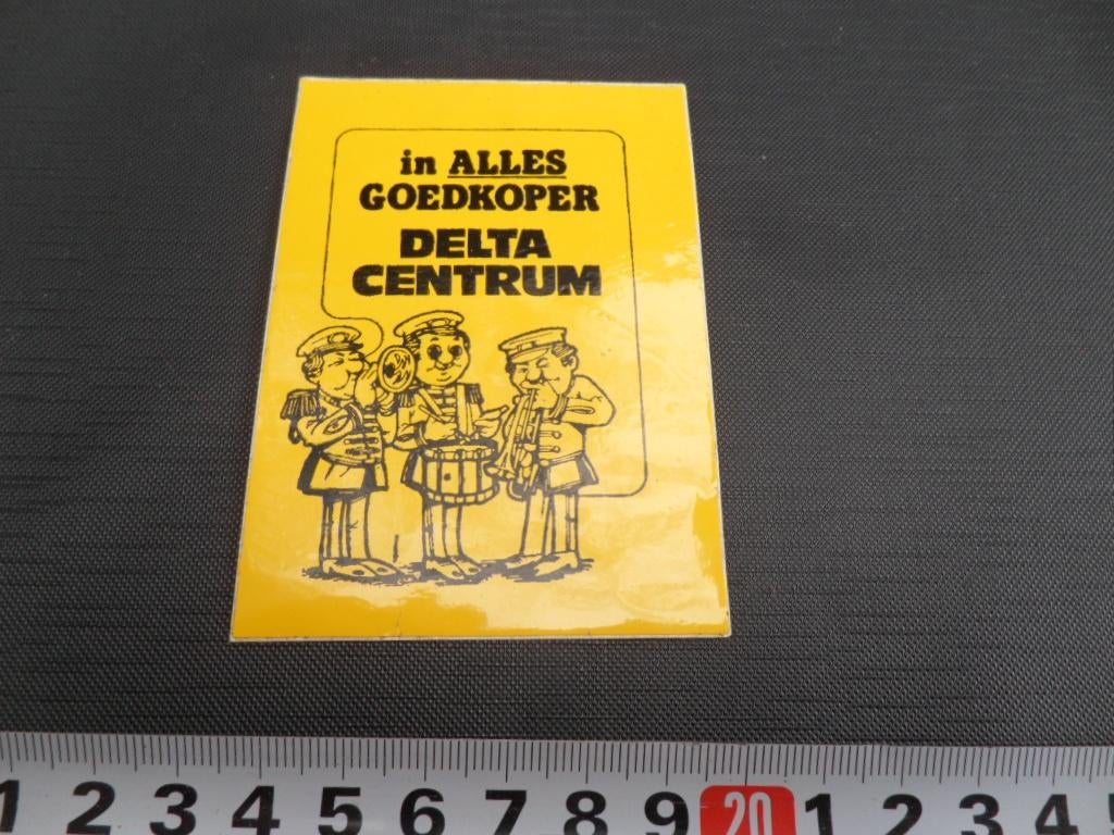 sticker Is alles goedkoper DELTA CENTRUM, Ophalen, Zo goed als nieuw
