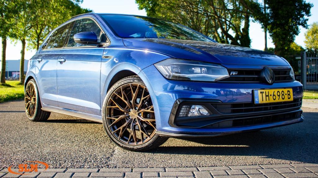YANAR DNZ-20 VELGEN 18 INCH 5X100 VOOR AUDI A1 VW POLO IBIZA, 18 inch, 215 mm, Velg(en), Verzenden