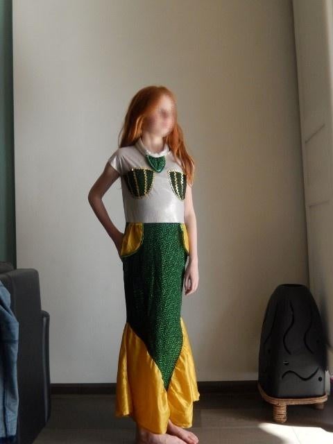 zeemeermin pak / jurk maat 140, Ophalen of Verzenden, Gebruikt, 134 t/m 140, Meisje