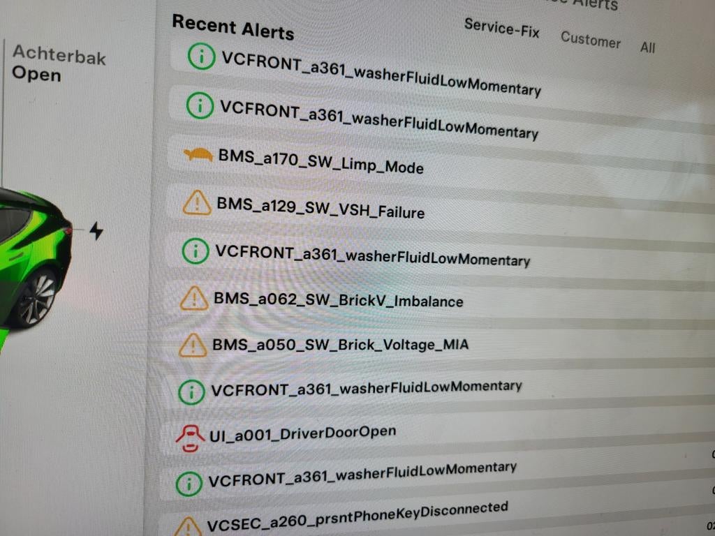 Foto 6 van Tesla model 3 of S accu defect of verkoop auto??