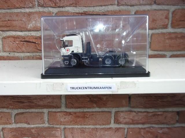 Tekno  Scania  P 4 Serie  Slaapcabine   van  Red  Cross., Ophalen of Verzenden, Nieuw, Bus of Vrachtwagen, Tekno