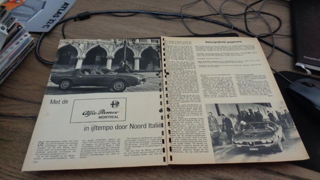 Advertentie  ALFA ROMEO  MONTREAL, Verzenden, Zo goed als nieuw, Alfa Romeo