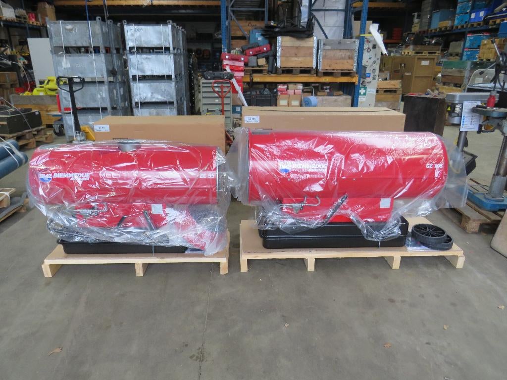Biemmedue EC55 en GE105 Heteluchtkanon 55 kW EN 105 KW, 30 tot 80 cm, Biemmedue, Zandhaarweg, Ophalen of Verzenden