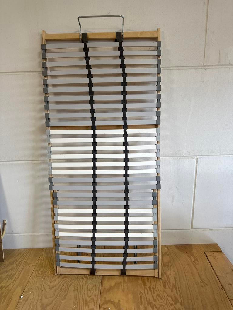 Moet weg: IKEA Lattenbodem 90x200 - Verstelbaar Hoofdeinde, Ophalen, Gebruikt, 90 cm, Eenpersoons