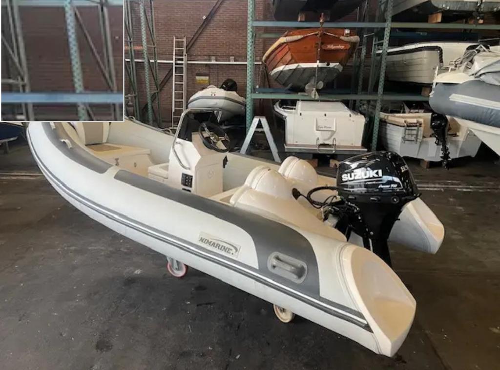 Nimarine MX410 RIB incl. 20 PK Suzuki met powertilt, Watersport en Boten, Rubberboten, Ophalen, Zo goed als nieuw, Benzine, Nimarine