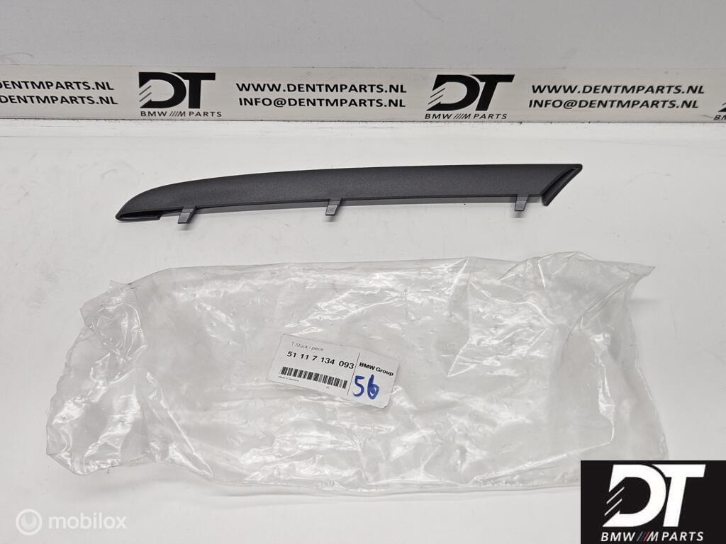 Bumperlijst LV SCHWARZSILBER BMW 3-serie E90 E91 51117134093, Auto-onderdelen, Nieuw, Ophalen of Verzenden, BMW