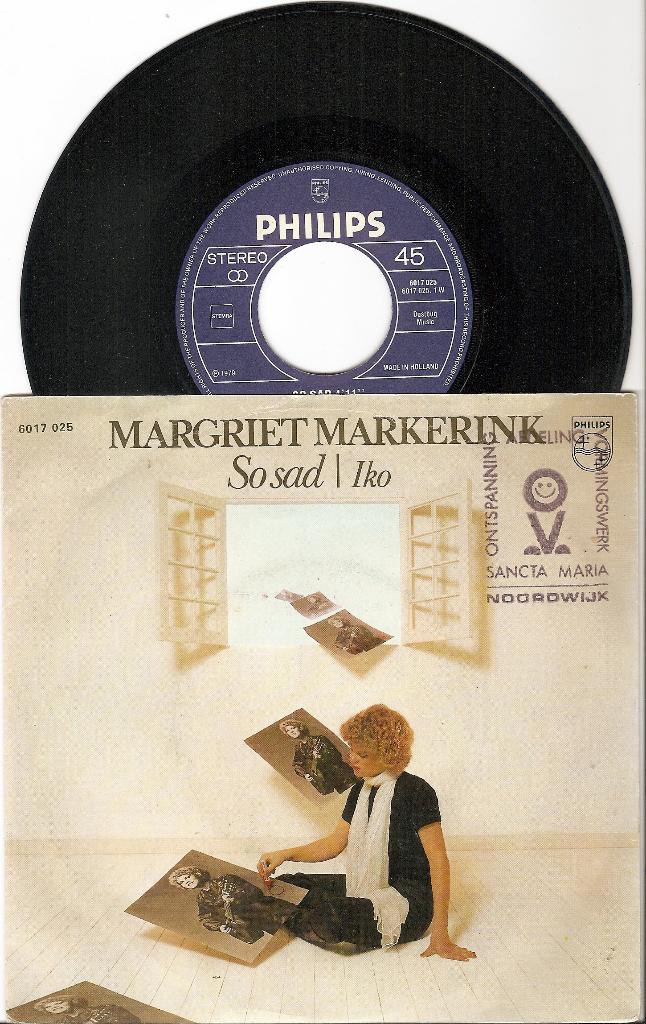 margriet markerink - so sad, Gebruikt, Overige genres, 7 inch, Single
