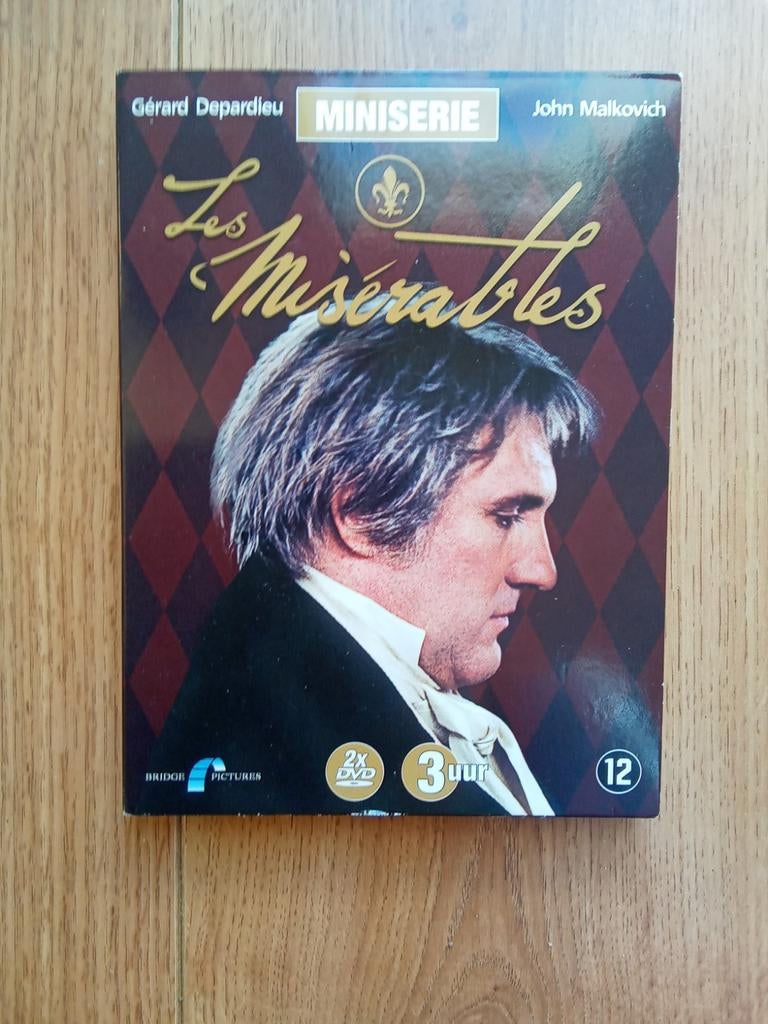 Les Misérables DVD Miniserie - Gérard Depardieu, Boxset, Drama, Ophalen of Verzenden, Zo goed als nieuw