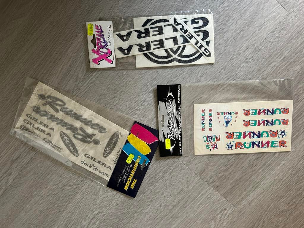Gilera runner sp stickerset NOS ZIE FOTOS, Verzenden, Zo goed als nieuw, Overige typen, Overige merken