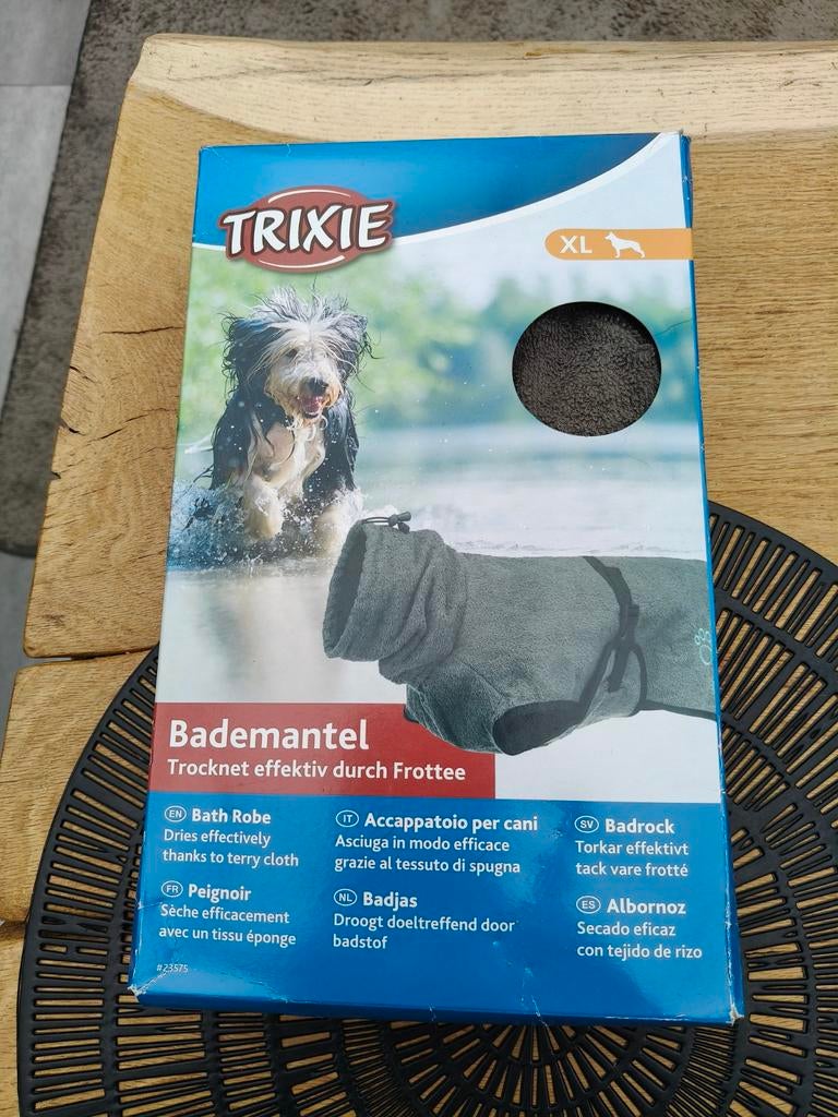 Honden Badmantel XL grijs, Ophalen of Verzenden, Nieuw