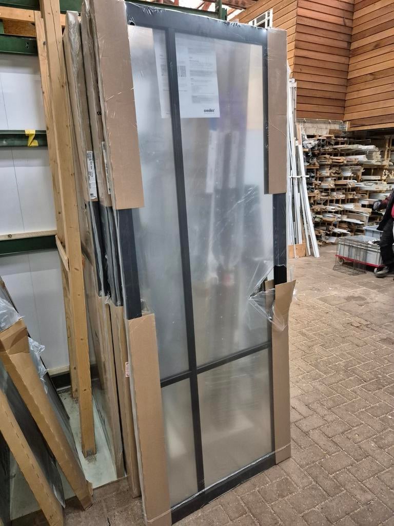 93x231,5cm nieuwe binnendeur stomp NDB903 staallook SD5