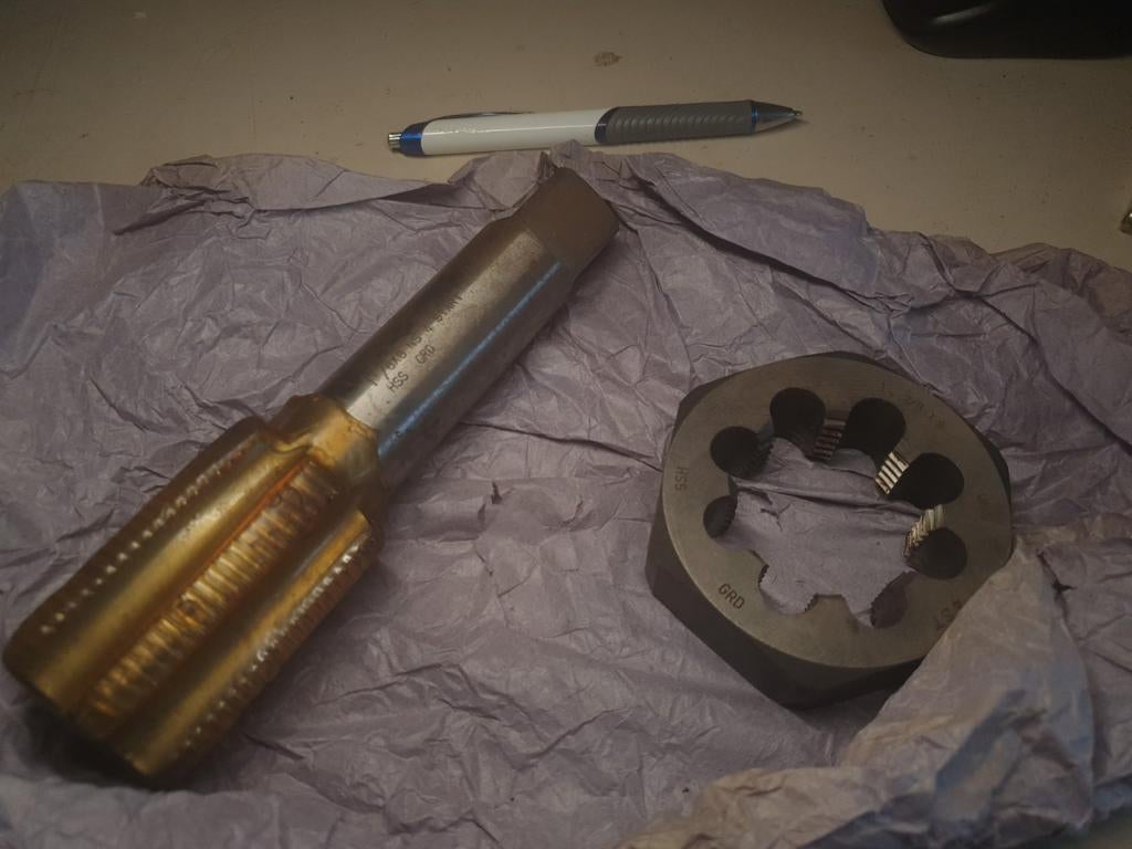 NIIEUW: Norman Tap & Snijplaat 1-7/8"-8 NS HSS, Ophalen of Verzenden, Nieuw