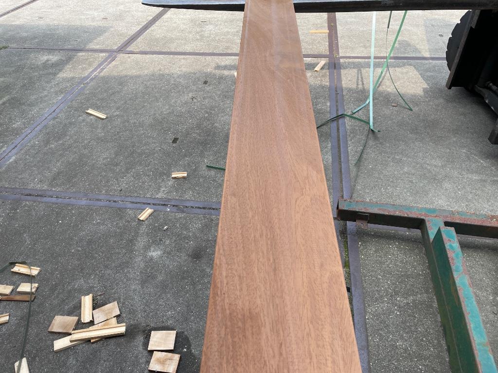 Ayous plank board 395cm boeidelen windveren gevelbekleding, Ophalen, Planken, Nieuw, Hardhout