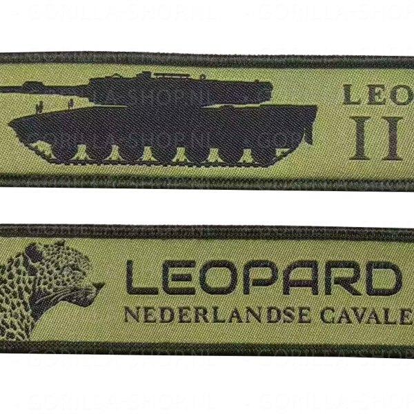 Leopard 2 Tag, Ophalen of Verzenden, Landmacht, Nederland, Embleem of Badge