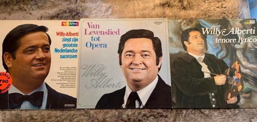 Willy Alberti 3xlp, Cd's en Dvd's, Vinyl | Nederlandstalig, Ophalen of Verzenden, Gebruikt, 12 inch, Levenslied of Smartlap
