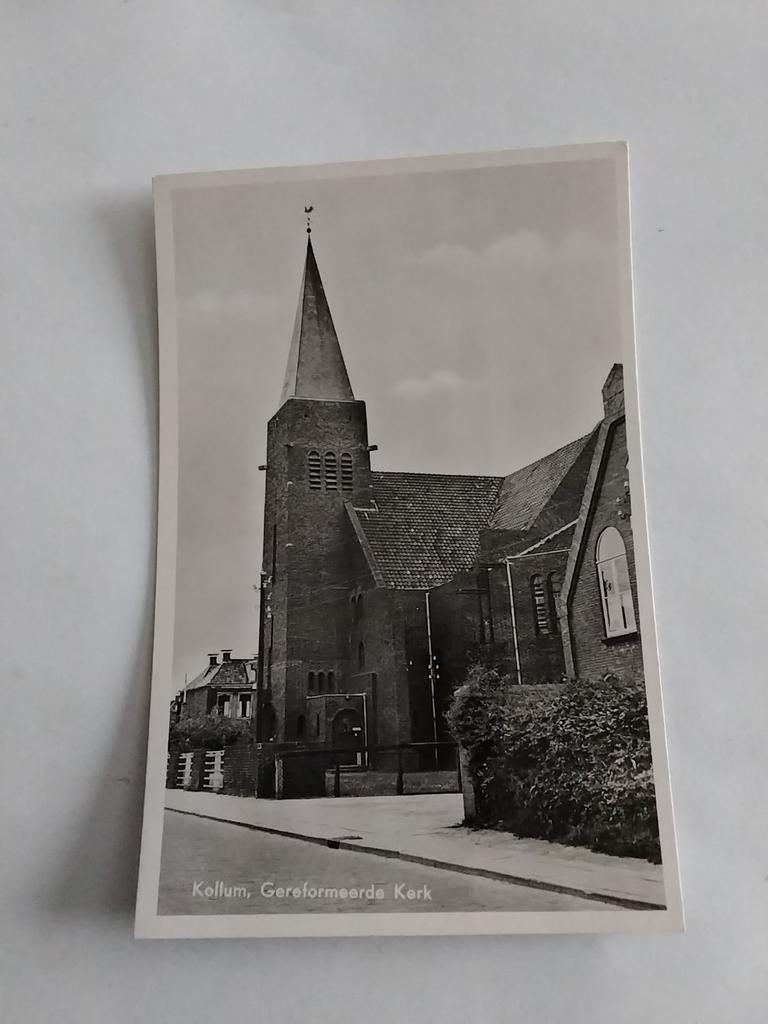 KOLLUM  GEREFORMEERDE KERK, Verzamelen, Ansichtkaarten | Nederland, Ophalen of Verzenden, Voor 1920, Zuid-Holland