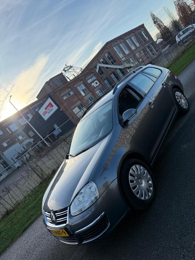 Volkswagen Golf 1.6 75KW Variant 2009 Grijs, Auto's, Volkswagen, Bedrijf, Golf Variant, ABS, Android Auto, Apple Carplay, Bluetooth