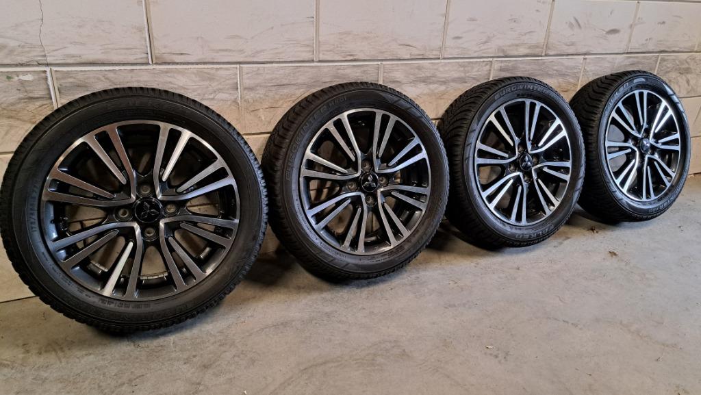 Bi-color velgen Mitsubishi Space Star 175/55/15 unieke set!, Auto-onderdelen, Banden en Velgen, Gebruikt, 15 inch, 175 mm, Banden en Velgen