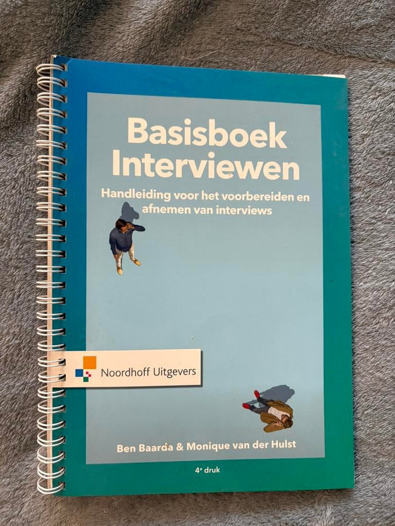 Monique van der Hulst - Basisboek Interviewen, Boeken, Wetenschap, Zo goed als nieuw, Sociale wetenschap, Ophalen