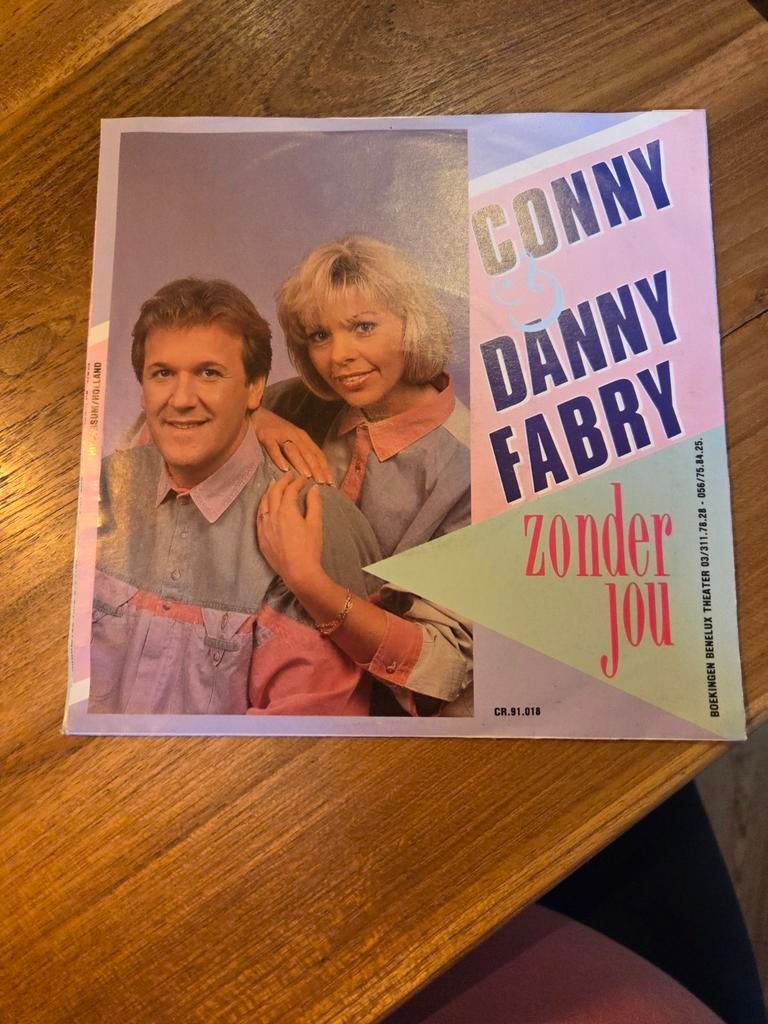 Conny & Danny Fabry - Zonder jou, Gebruikt, 7 inch, Single, Ophalen of Verzenden
