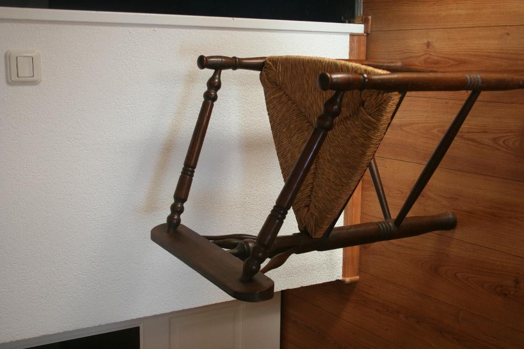 hoekstoeltje, Huis en Inrichting, Stoelen, Gebruikt, Bruin, Eén, Antiek