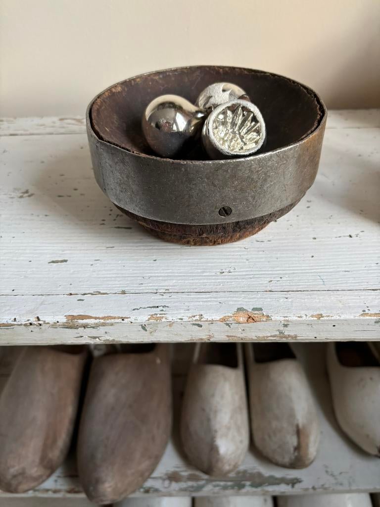 Oud houten deksel van kaasmal - stoer brocante, Ophalen of Verzenden