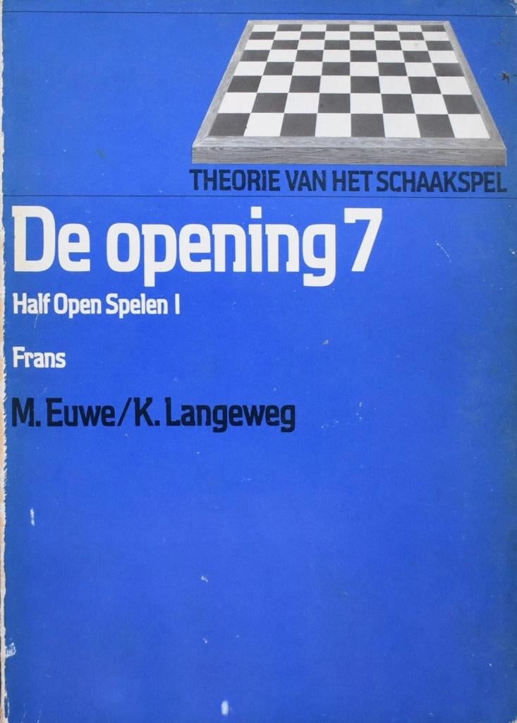 Euwe & Langeweg: De opening 7, Boeken, Ophalen of Verzenden, Gelezen, Denksport
