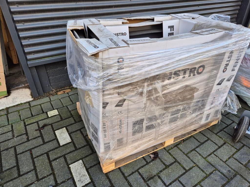 FENSTRO dakramen 45x55cm Incl.gootstukken, Ophalen of Verzenden, Nieuw, Dakraam